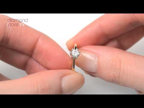 A4368 - Diamond 0.25CT - 9K White Gold Engagement Ring