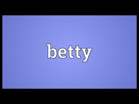 Betty Meaning