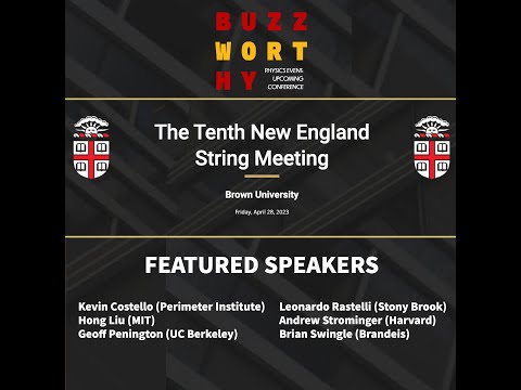 Andy Strominger Harvard, "Cosmic ER=EPR"