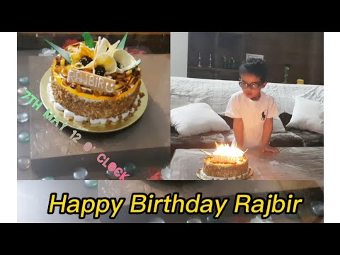 12 O'Clock Rajbir's First Surprise Birthday Cake From Mossa-Mossi And Anshu Veer (Ludhiana) #night