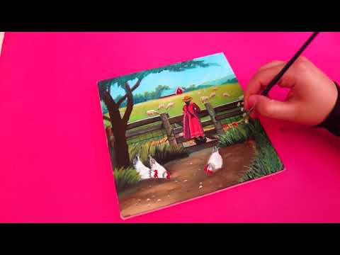 Countryside & Rural Landscape |  Oil painting | a simple approach for painting your memories!