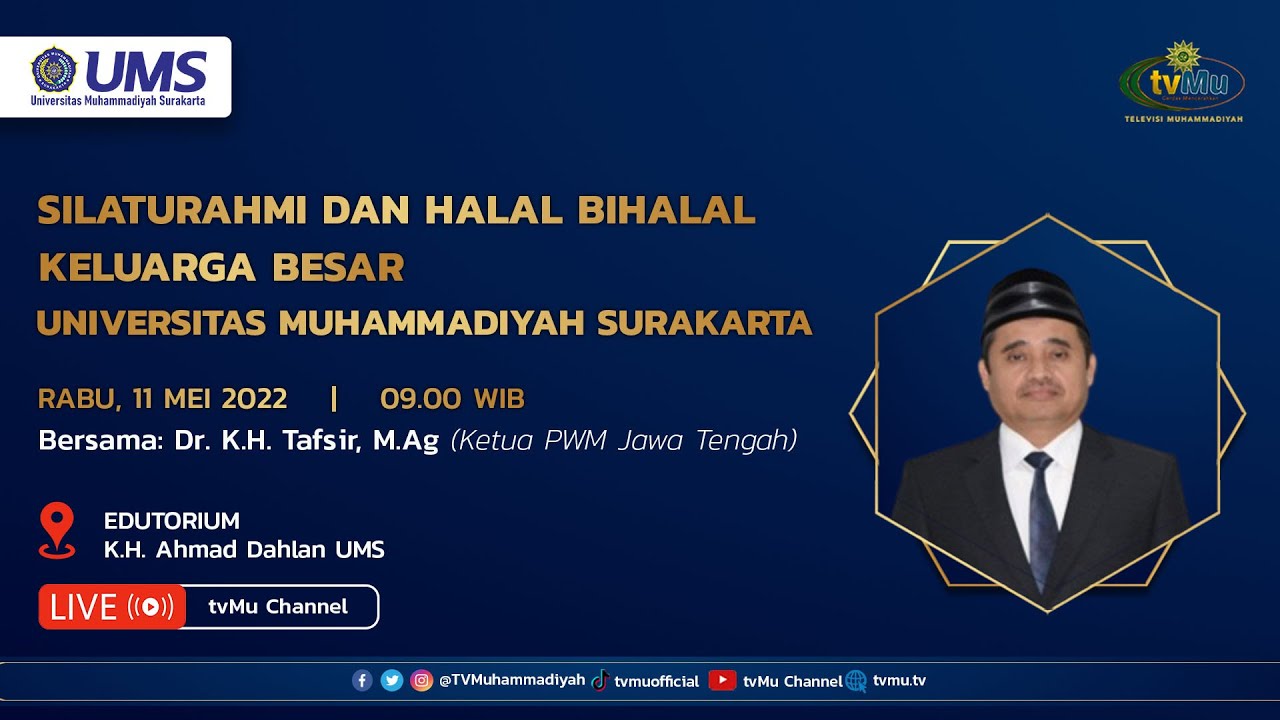Gelar Silaturahmi dan Halal Bihalal Keluarga Besar, Begini Pesan Rektor UMS