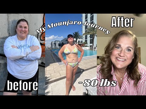 My Mounjaro Journey so Far. I've lost 80 lbs!!