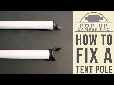 Replacing tent pole pins on Coleman and Fleetwood pop up campers