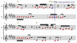 Carly`s Song   - Eb Alto Sax Sheet Music  [ David Sanborn ]