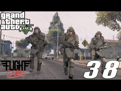Grand Theft Auto 5 PS4 Gameplay Walkthrough | Ep 38: WANTED FOR KILLING ARMY SOLDIERS!