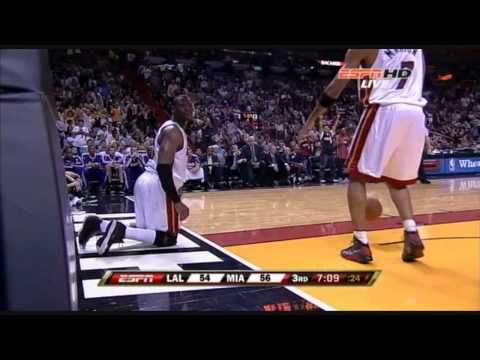 Dwyane Wade 35 points vs Lakers 12/19/08