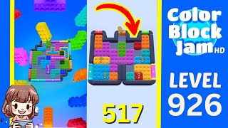 Solution du Niveau 926 de Color Block Jam