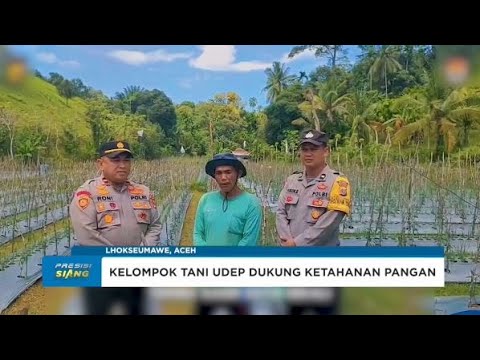 KAPOLSEK MUARA DUA KUNJUNGI KELOMPOK TANI UDEP BEUSARER