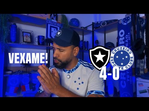 Pós-Jogo Botafogo 4x0 Cruzeiro | VEXAME HISTÓRICO! FORA TITE?