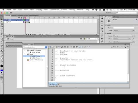 Action Script 3 As3 Changing Keyframes Through Code