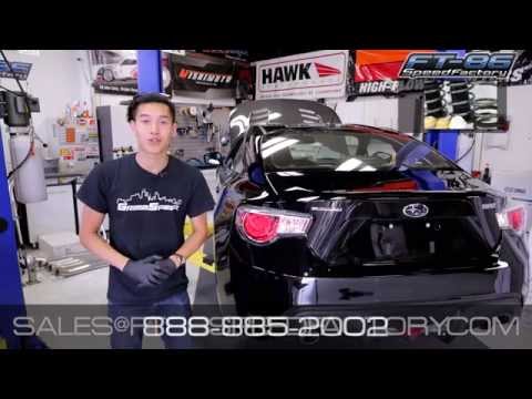 Ft86SpeedFactory - Racecomp Engineering Lowering Springs Install