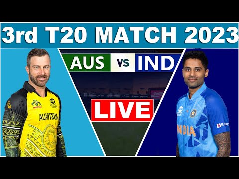 Live IND Vs AUS 3rd T20 Match | Live Cricket Match Today | IND vs AUS live 1st innings #livescore