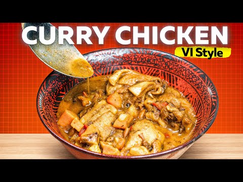 Virgin Islands Curry Chicken Recipe 🇻🇮 | Real Island Flavor, Step-by-Step