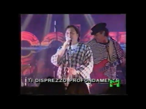 SKIANTOS - Ti Disprezzo Profondamente - LIVE Videomusic