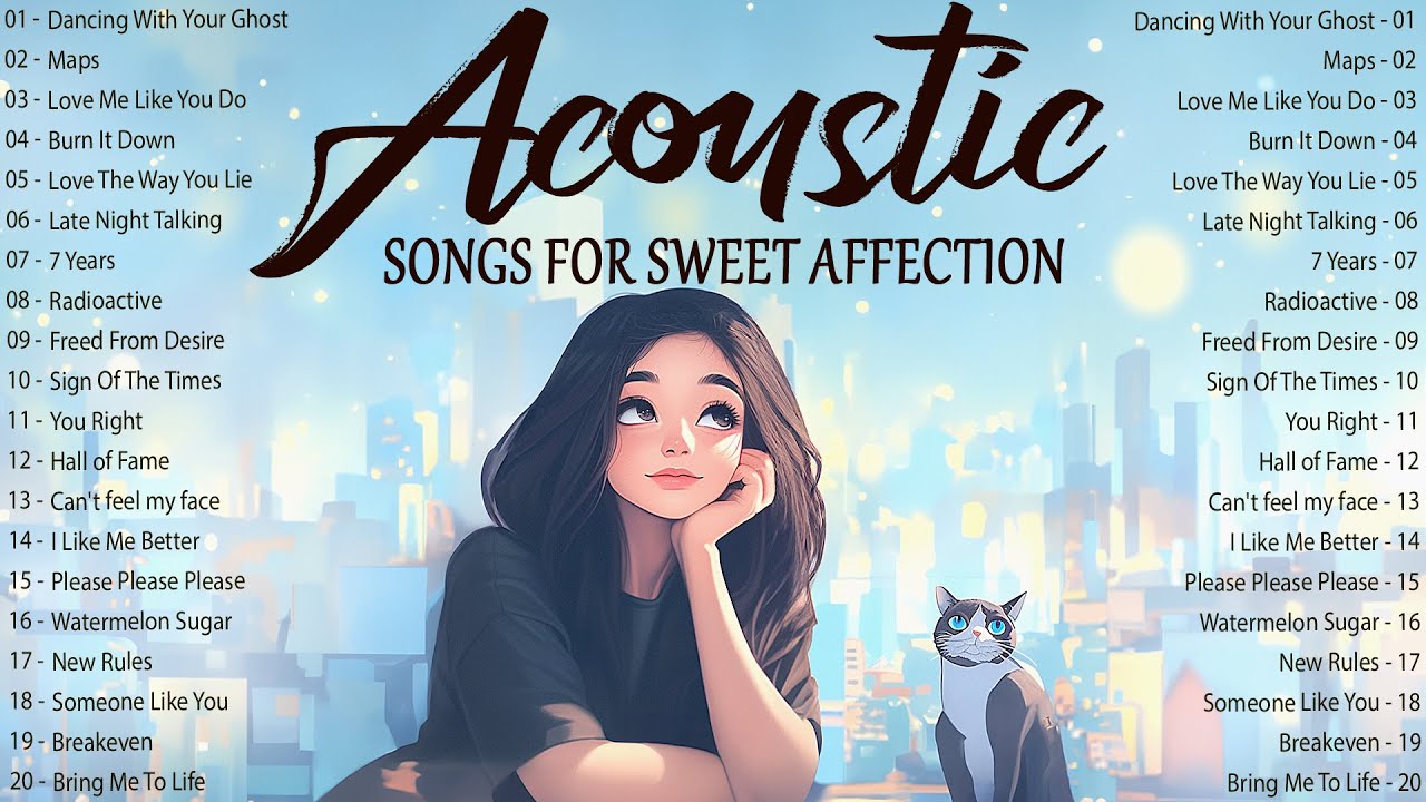 Tender English Songs With Lyrics 2025 💗 Loving Acoustic Songs 2025 For Sweet Affection