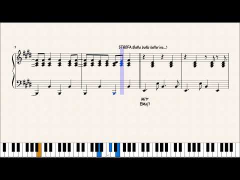 BALLA BALLA BALLERINO - LUCIO DALLA - ACCOMPAGNAMENTO PIANISTICO