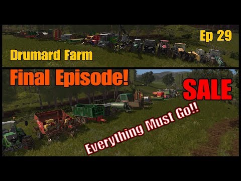 Let's Play Farming Simulator 17 PS4: Drumard Farm, Ep 29, FINAL EPISODE!!
