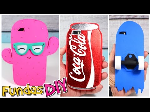 Fundas para celular caseras DIY - Manualidades fáciles y sencillas para móviles