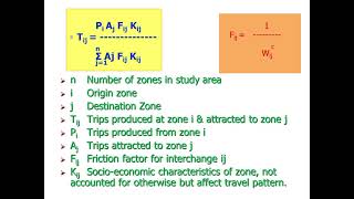 Travel Demand Forecasting: Four Step Travel Model by Engr Sheikh Usman