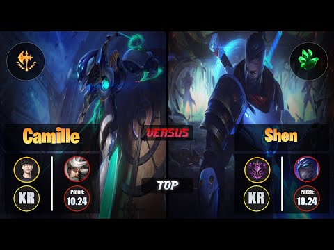 Roach CAMILLE (Top) [Conqueror] VS SHEN - Master KR Patch 10.24