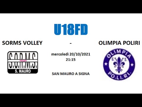 U18FD - Sorms Volley Vs Olimpia Poliri