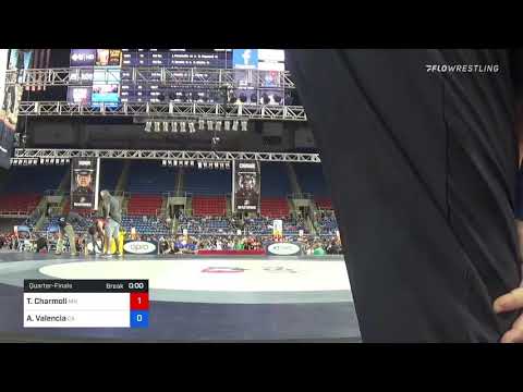 120 Lbs Quarterfinal - Tyson Charmoli, Minnesota Vs Aden Valencia, California 58b1