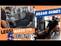 Regan and Milos training LEGS, March 7th - 5 days out of Boston Pro