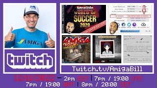 12/11/2022 Commodore Amiga - Guests DarkG from Batman Group & Playaveli with a SWOS 2020 Update