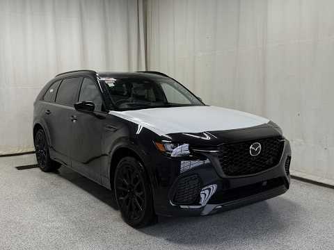 2026 Mazda CX-70 MHEV GT-P AWD in Black for sale at Park Mazda in Sherwood Park, AB
