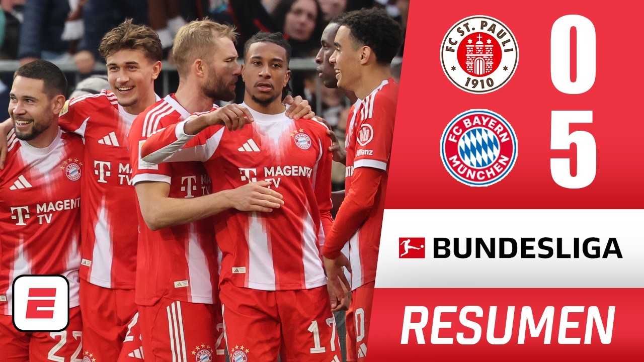 BAYERN MUNICH aplasta a ST. PAULI, saborea nuevo TÍTULO y manda mensaje a REAL MADRID | Bundesliga