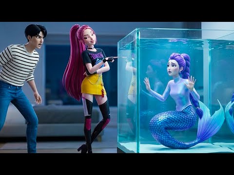 OMG! Mermaid Rumi Is in Danger… Save Her!💔[KPop Demon Hunters]| Official Music Video