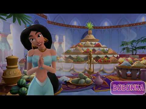 Disney Princess Majestic Quest - Jasmine Throne Room [ Gameplay Story ] Жасмин Тронный Зал HD