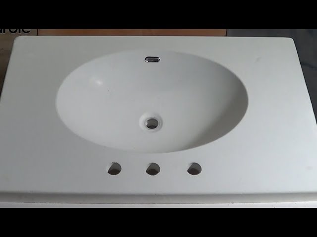How to Make a Concrete Sink With an Overflow System