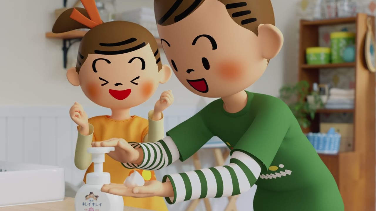 キレイキレイ薬用泡ハンドソープ「バイキン軍団」篇（CI）／15秒／ライオン