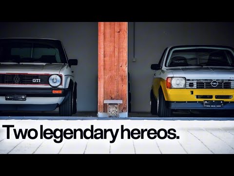 VW Golf 1 GTI & Opel Kadett C GTE in Action! 4k