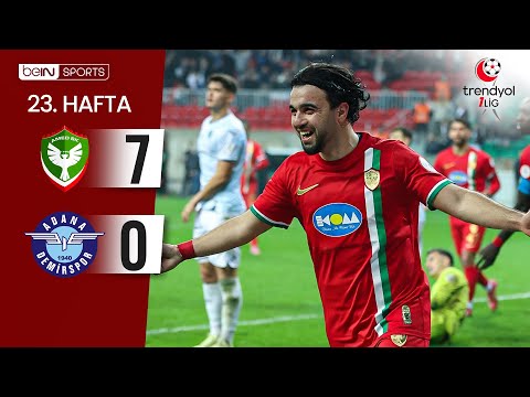 Amed Sportif Faaliyetler (7-0) Adana Demirspor | 23. Hafta Maç ÖZETİ | Trendyol 1. Lig - 2025/26