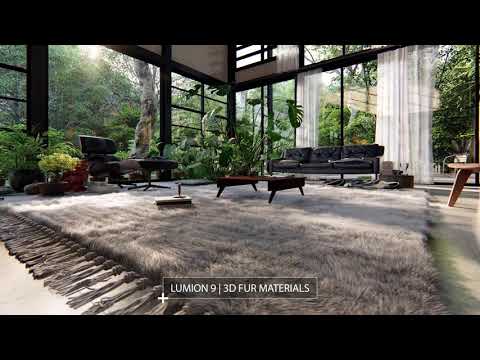 Lumion 9 Feature Example: Furry Materials