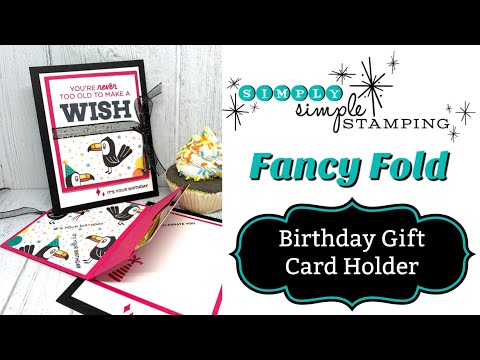 How to Make A FUN Birthday Gift Card Holder