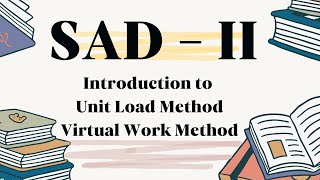 Introduction to Unit Load Method/Virtual Work Method | Structural Analysis | Civil Engineering