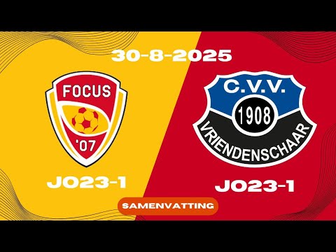Mini Derby als Opener | Focus'07 JO23-1 - Vriendenschaar JO23-1 | Samenvatting