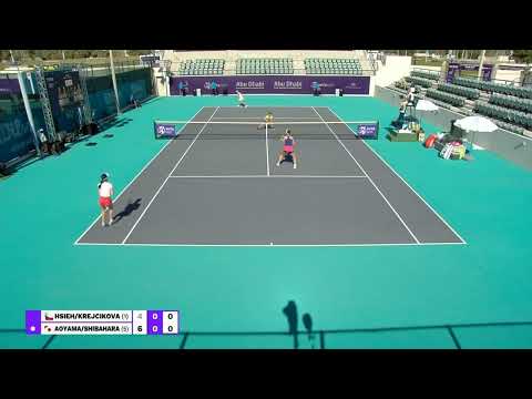 Hsieh Su-Wei god lob 【Tennis/Doubles】