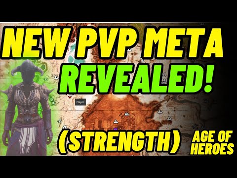 New pvp meta! Strength build (armour, weapons, buffs and build) - Conan Exiles Age of Heroes