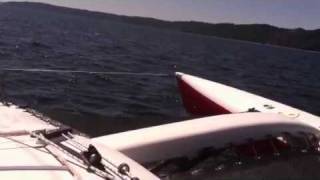 preview picture of video 'Farrier F-82R sailing in Puget Sound'