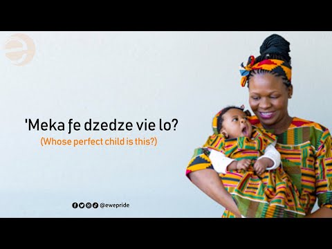 Ewe Lullaby - TOBOLI (Dzedzevi). Lyrics [Ewe + Eng.] African Culture