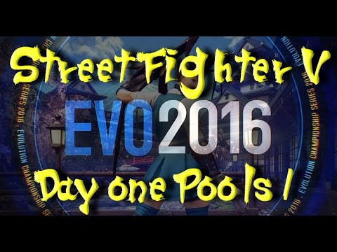 ♛ SF5: EVO 2016 Day 1 - Street Fighter 5 - Pools 1 - Timestamps 720ᴴᴰ 60ᶠᵖˢ