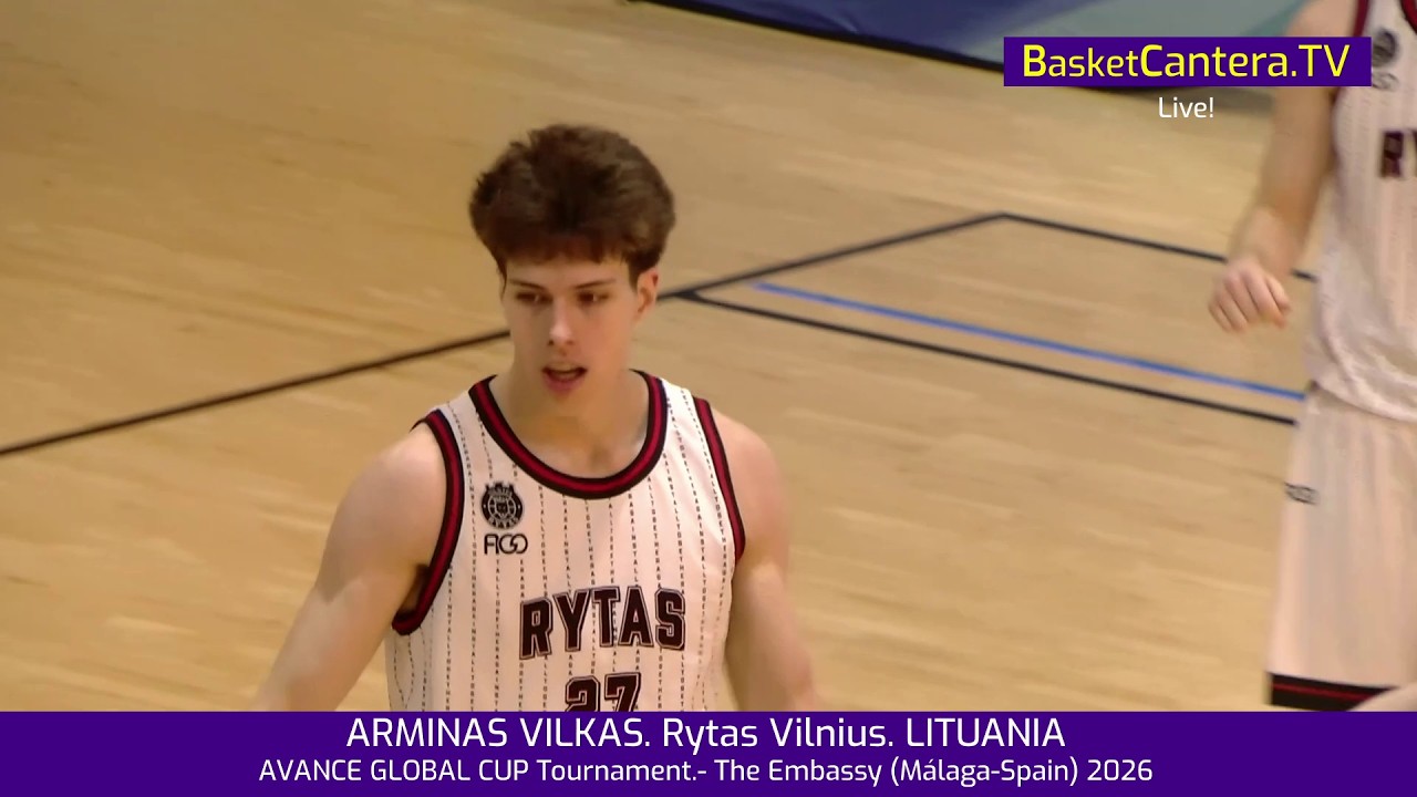 ARMINAS VILKAS (´07). Rytas Vilnius (Lituania). AVANCE Global Cup Tournament. The Embassy Málaga 26