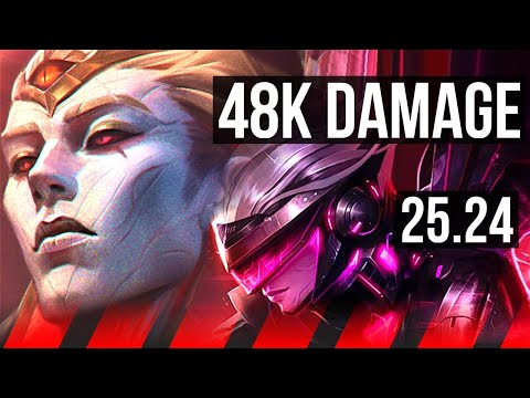 ZAAHEN vs FIORA (TOP) | 16/0/12, 48K damage | KR Master | 25.24