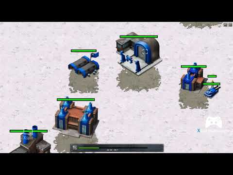 C&C Red Alert Remastered, Bikerushownz (Yellow) Vs. Far (Blue)