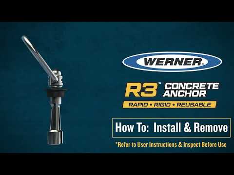 Werner Fall Protection - R3 Concrete Anchor Instructional Video